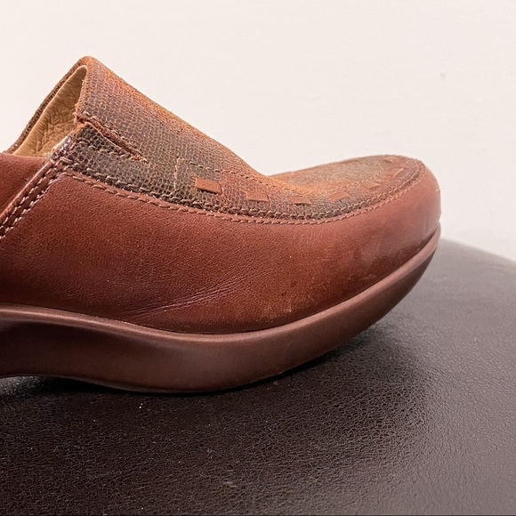 Ariat Brown Leather Clogs 7B 7 B Advanced Stability Cushioning 1000483 *No Box* - Picture 10 of 10